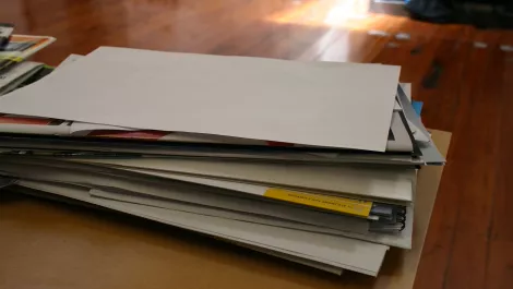 Paper pile