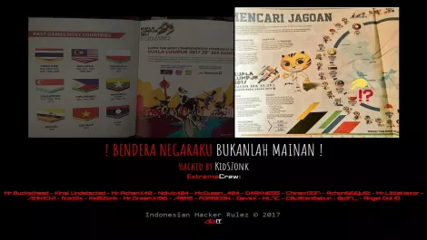 Upside-down flag prompts hack against Malaysian websites