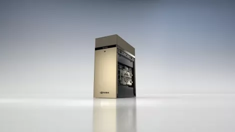 Nvidia dgx station a100 open view