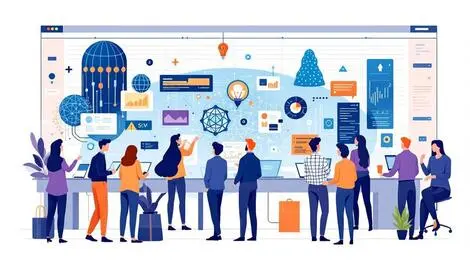 Modern technology workspace singapore collaboration ai neural networks dataflows