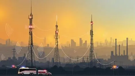 Communication towers signals broadband radio emergency vehicles utility industrial infrastructure public safety
