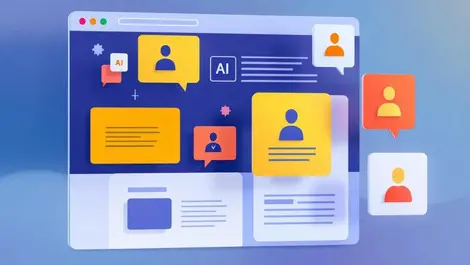 Website interface dynamic content adjustment ai personalization user profiles