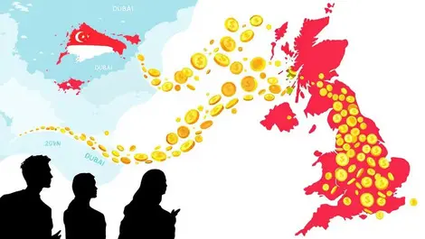 Gold coins assets flow uk to singapore dubai young adults wealth move