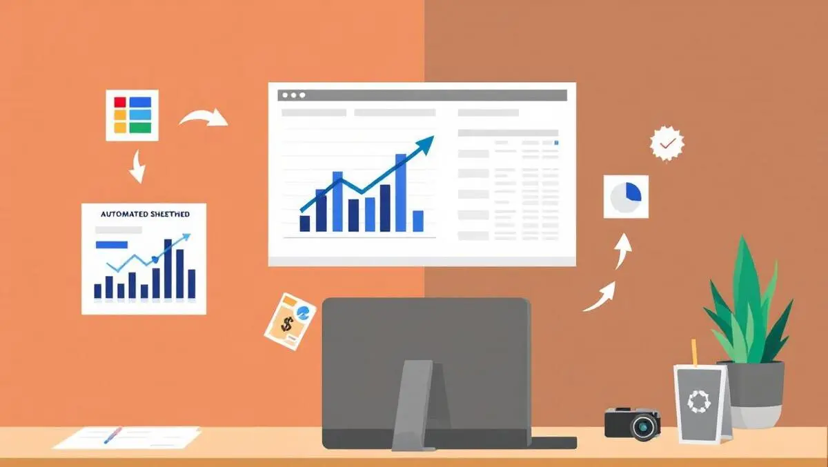 Automated financial data reconciliation credit union office charts icons