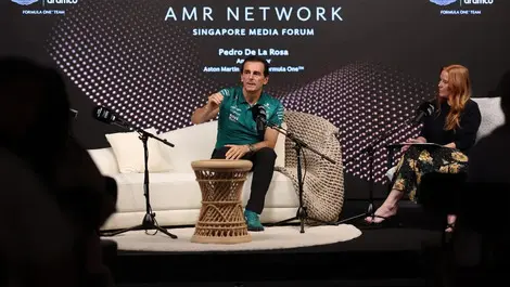 Aston Martin Aramco takes AMR Network to Singapore